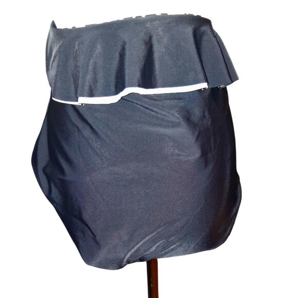 Coral Reef Women's High Waist Leopard Print Black Reversible Swimsuit Bottom XL - Picture 8 of 8